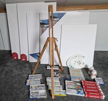 schilderen / schildermateriaal compleet pakket (in 1 koop !) beschikbaar voor biedingen