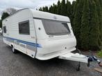 Hobby 560 UF Excellent Erle Easy Groot Vastbed grote Rondzit, Caravans en Kamperen, Bedrijf, 7 tot 8 meter, 1250 - 1500 kg, Hobby