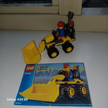 Lego City 7246 Shovel met poppetje beschikbaar voor biedingen