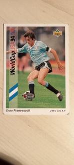 1993  enzo francescoli  84  uruguay   Upper Deck World Cup, Verzamelen, Sportartikelen en Voetbal, Gebruikt, Ophalen of Verzenden