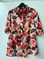 La Dress by Simone bloemenprint chiffon blouse, Kleding | Dames, Blouses en Tunieken, Ophalen of Verzenden, Zo goed als nieuw