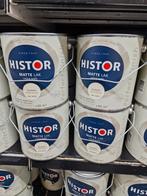 Histor 2,5 liter €35,- alkyd mat wit of ral 9010, Wit, Nieuw, Ophalen of Verzenden, Lak