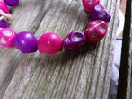 Tibet Schedel Ketting, Ophalen of Verzenden, Zo goed als nieuw, Paars, Steen of Mineraal
