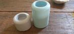 Pastel Waxinelichthouder Set, Overige materialen, Ophalen of Verzenden, Gebruikt, Grijs