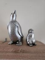 Pinguïn Beeldjes Set - Zilverkleurig Decoratief, Ophalen of Verzenden