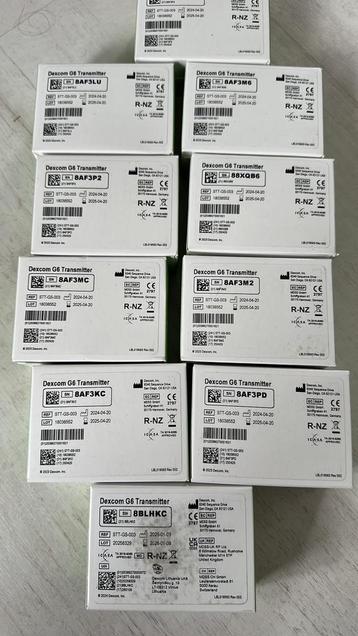 Dexcom G6 transmitters beschikbaar voor biedingen