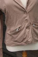 Jasje bruin Carola van Benthum mt L Vaste prijs, Bruin, Carola van Benthum, Maat 42/44 (L), Ophalen of Verzenden