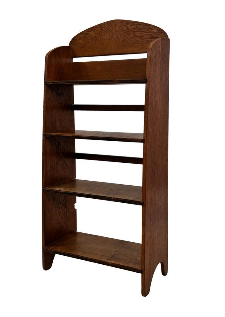 Art Deco Eiken compacte boekenkast minimalistisch design, Huis en Inrichting, Kasten | Boekenkasten, Gebruikt, 50 tot 100 cm, 100 tot 150 cm