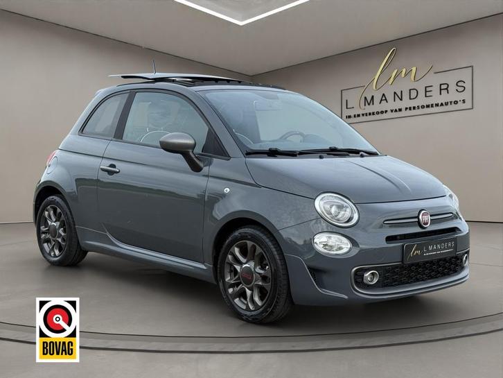 Fiat 500 1.0 Hybrid Sport 2020 GRIJS | Schuifdak | Display |, Auto's, Fiat, Bedrijf, ABS, Airbags, Airconditioning, Android Auto