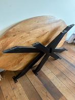 Eettafel mangohout, Zo goed als nieuw, Vijf personen of meer, 150 tot 200 cm, Ovaal