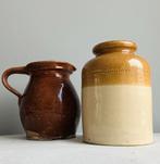 Bailey & Co Fulham Victoriaanse pot vaas steengoed oorkan, Ophalen of Verzenden