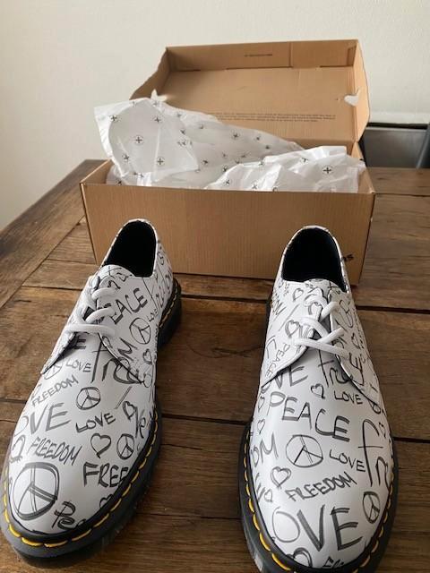 schoenen Dr Martens, Kleding | Heren, Schoenen, Nieuw, Veterschoenen, Wit, Ophalen of Verzenden