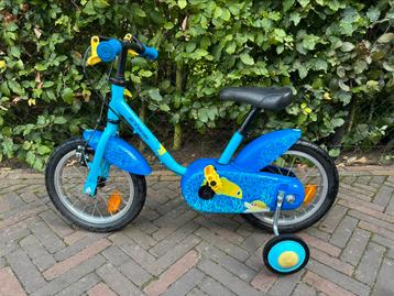 Btwin 14 inch kinderfietsje (met zijwielen) beschikbaar voor biedingen