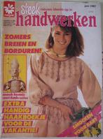 Margriet steek handwerken juni 1982., Boeken, Gelezen, Margriet, Ophalen of Verzenden, Overige onderwerpen