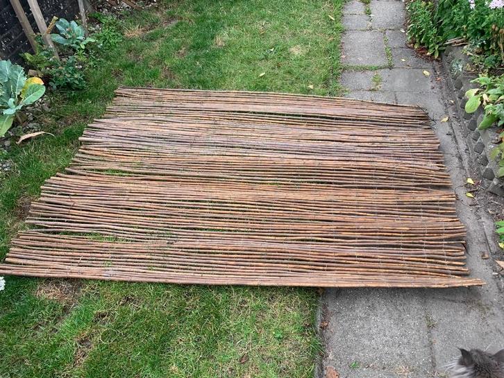 Scherm wilgentakken 130x200cm, Tuin en Terras, Zonneschermen, Gebruikt, Overige typen, Minder dan 150 cm, Minder dan 250 cm, Ophalen of Verzenden