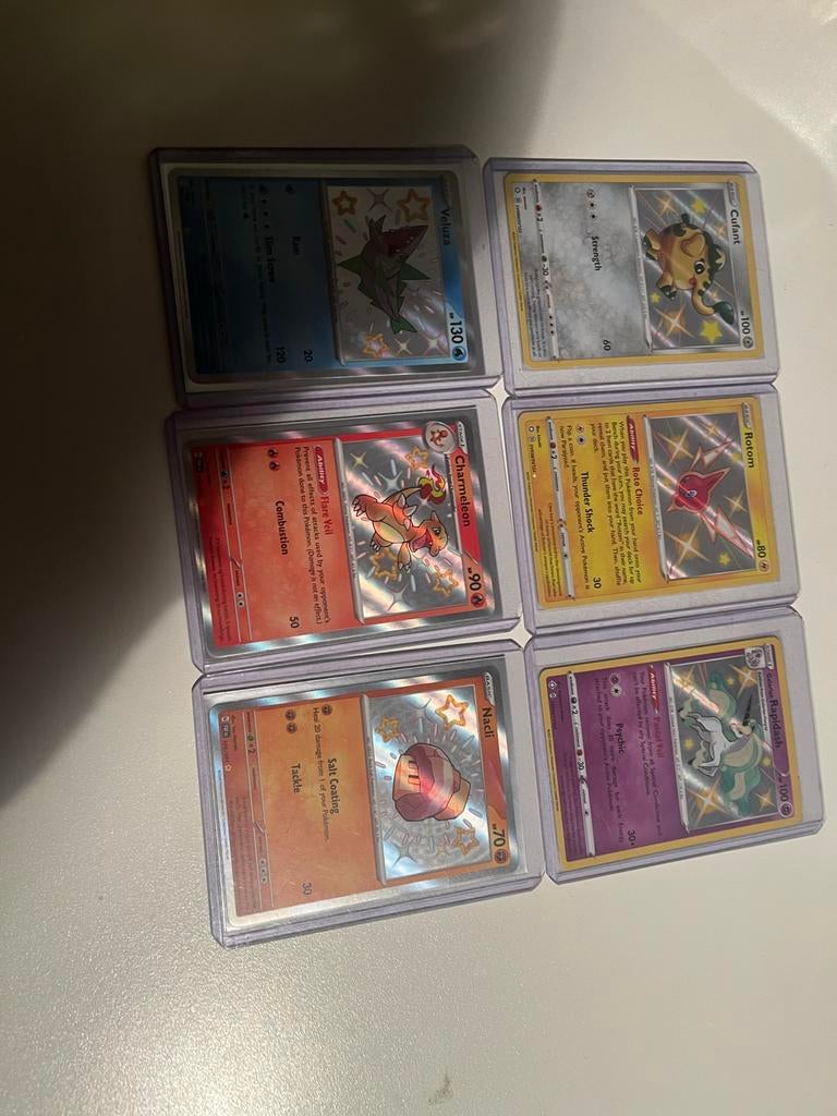 Shiny Pokémon Kaarten - Mooie Collectie!, Ophalen of Verzenden, Zo goed als nieuw, Losse kaart, Foil