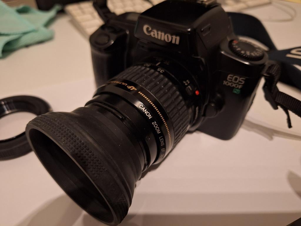 Canon EOS 1000 F N t.e.a.b., Audio, Tv en Foto, Fotocamera's Analoog, Ophalen, Spiegelreflex, Canon