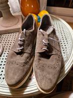 Pier One Suède Olijfgroene veterbooties broques maat 39, Bruin, Pier one, Overige typen, Ophalen of Verzenden