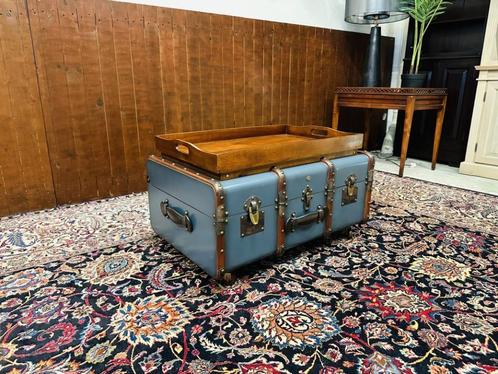 Klassieke Authentic Models Salontafel Hutkoffer, Antiek en Kunst, Antiek | Kantoor en Zakelijk, Ophalen