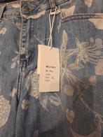 NIEUWE Spijkerbroek met print Melly & Co maat XL, Blauw, Melly & Co, Nieuw, Ophalen of Verzenden