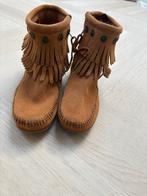 Minnetonka ‘s - Maat 37 - Zo goed als nieuw!, Bruin, Lage of Enkellaarzen, Ophalen of Verzenden, Zo goed als nieuw