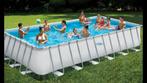 Groot opzetzwembad, Ophalen, 80 tot 120 cm, 300 cm of meer, Zo goed als nieuw