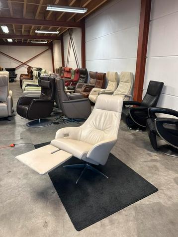 Relaxfauteuil , design leren relax fauteuil stoel Z.G.A.N. beschikbaar voor biedingen