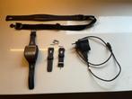 Garmin Forerunner 305 GPS sporthorloge met hartslagmeter, Sieraden, Tassen en Uiterlijk, Gebruikt, Zwart, Garmin forerunner, Ophalen of Verzenden