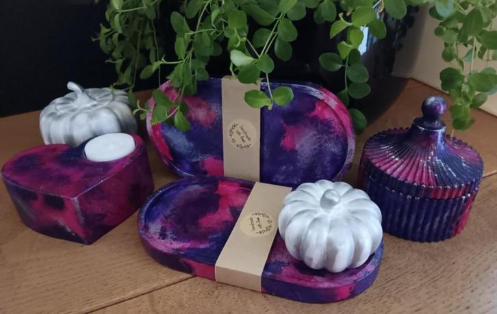 Nieuw - handgemaakt - decoratief - cadeautje -giftset of los, Huis en Inrichting, Woonaccessoires | Wanddecoraties, Nieuw, Ophalen of Verzenden