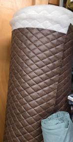 Gewatteerde skai bruin, Bruin, 120 cm of meer, Leer of Kunstleer, Ophalen of Verzenden