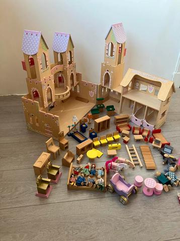 Kidkraft Prinsessen Kasteel Poppenhuis + Meubels beschikbaar voor biedingen