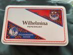 Te koop blik Whilhelmina pepermunt, Verzamelen, Ophalen, Zo goed als nieuw, Overige, Overige merken