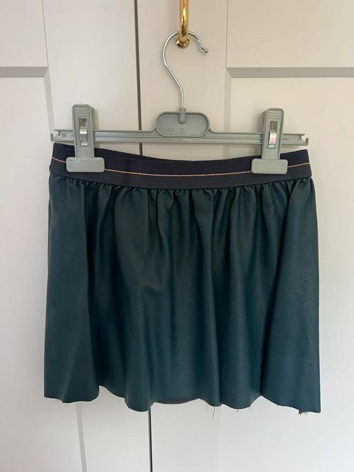 Like Flo rok – Donkergroen fake leather – Maat 140, Kinderen en Baby's, Kinderkleding | Maat 140, Zo goed als nieuw, Meisje, Jurk of Rok