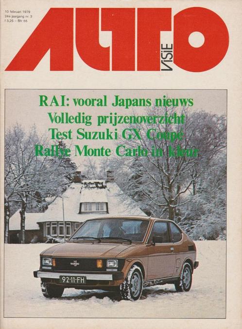 Suzuki SC100 GX Coupe test in Autovisie 1979, Boeken, Auto's | Folders en Tijdschriften, Gelezen, Overige merken, Ophalen of Verzenden
