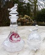 Hofbauer Crystal Byrdes Collection Karaf + Bonbon + Ringen, Antiek en Kunst, Antiek | Glas en Kristal, Ophalen of Verzenden