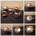 Antiek Verzilverd Servies, Verzenden, Zilver