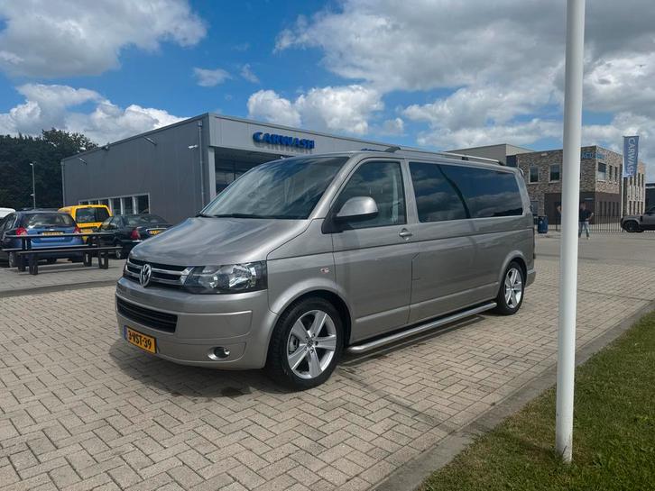 Volkswagen Transporter T5 2.0 TDI 140PK Dubbel Cabine Marge, Auto's, Bestelauto's, Particulier, ABS, Adaptive Cruise Control, Airbags
