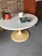 Vintage Space age rond bijzettafeltje salontafeltje, Ophalen, Gebruikt, 50 tot 100 cm, Rond