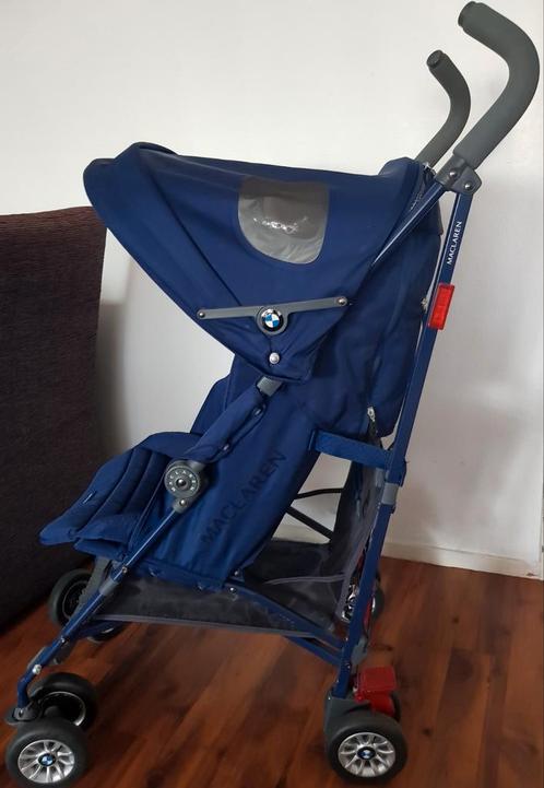 Limited Edition MACLAREN vs BMW Buggy kleur blauw, Kinderen en Baby's, Buggy's, Zo goed als nieuw, Maclaren, Zonnekap, Ophalen