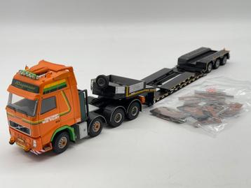 TEKNO VOLVO FH globetrotter + dieplader WAGENAAR VLIST  beschikbaar voor biedingen