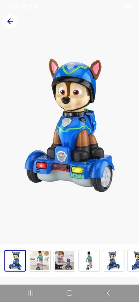 Paw Patrol Chase Hoverboard - Zo goed als nieuw!, Ophalen of Verzenden, Zo goed als nieuw