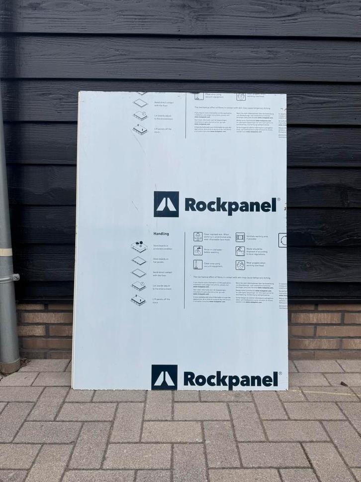 4x Rockpanel platen 88 x 124 cm – 8 mm dik, Doe-het-zelf en Verbouw, Platen en Panelen, Nieuw, 50 tot 100 mm, Ophalen of Verzenden