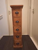 Houten Ladenkastje met 5 Lades, Minder dan 50 cm, Gebruikt, Ophalen of Verzenden, Landelijk