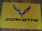 CORVETTE BANNER 60X90  MET BEVESTIGGINGS OGEN, Auto diversen, Wieldoppen, Ophalen of Verzenden, Nieuw