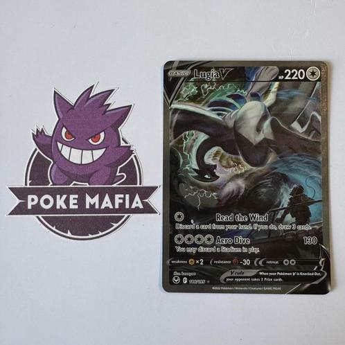 Lugia V	186/195 Silver Tempest, Hobby en Vrije tijd, Verzamelkaartspellen | Pokémon, Zo goed als nieuw, Losse kaart, Ophalen of Verzenden