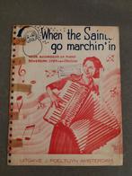 Bladmuziek - When the Saints go marchin' in, Ophalen of Verzenden, Zo goed als nieuw, Artiest of Componist