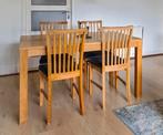 Eettafel met 4 stoelen, Ophalen, Gebruikt