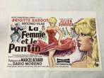 LA FEMME ET LE PANTIN   Filmposter  36-54 cm, Ophalen of Verzenden, Zo goed als nieuw, Deurposter of groter, Film en Tv