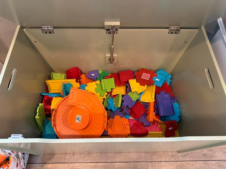 Grote partij Toet Toet auto’s incl opbergkist, Kinderen en Baby's, Speelgoed | Vtech, Zo goed als nieuw, 2 tot 4 jaar, Ophalen