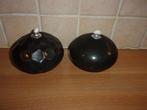 2x Riverdale olielamp olielampjes zwart 10 cm aardewerk, Huis en Inrichting, Woonaccessoires | Kandelaars en Kaarsen, Overige materialen